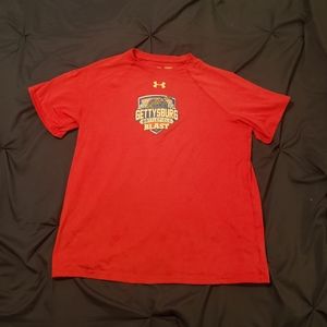 UA Boys Heat Gear Short Sleeve Shirt YXL